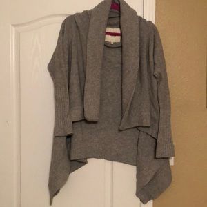 Abercrombie and Fitch gray drappy cardigan